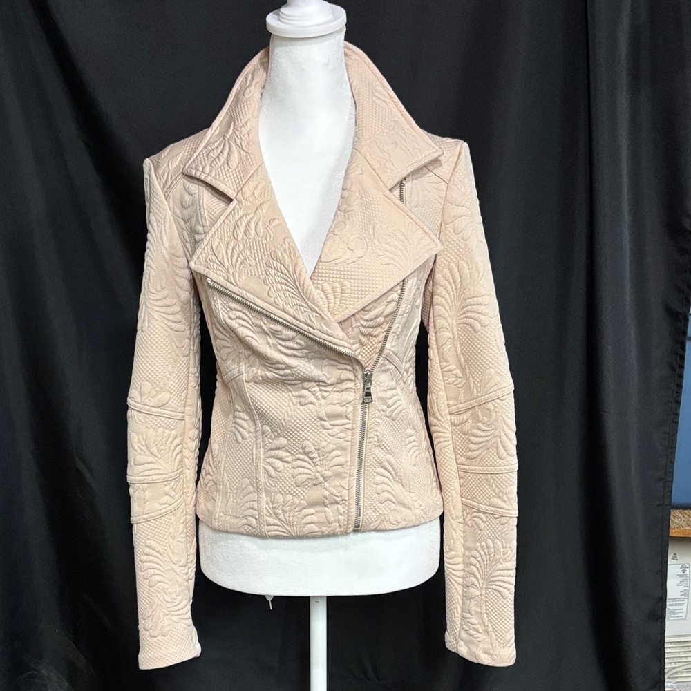 Express Cream Textured Women's Blazer